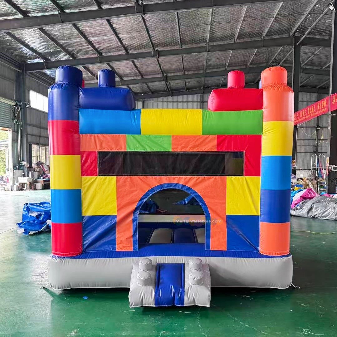 Kids Outdoor Bounce House - Zamek dmuchany dla dzieci z zjeżdżalnią,