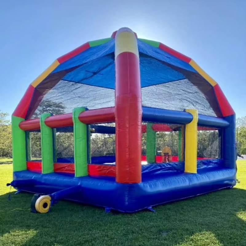 Kids Outdoor House - Duży dmuchany zamek do skakania, komercyjny