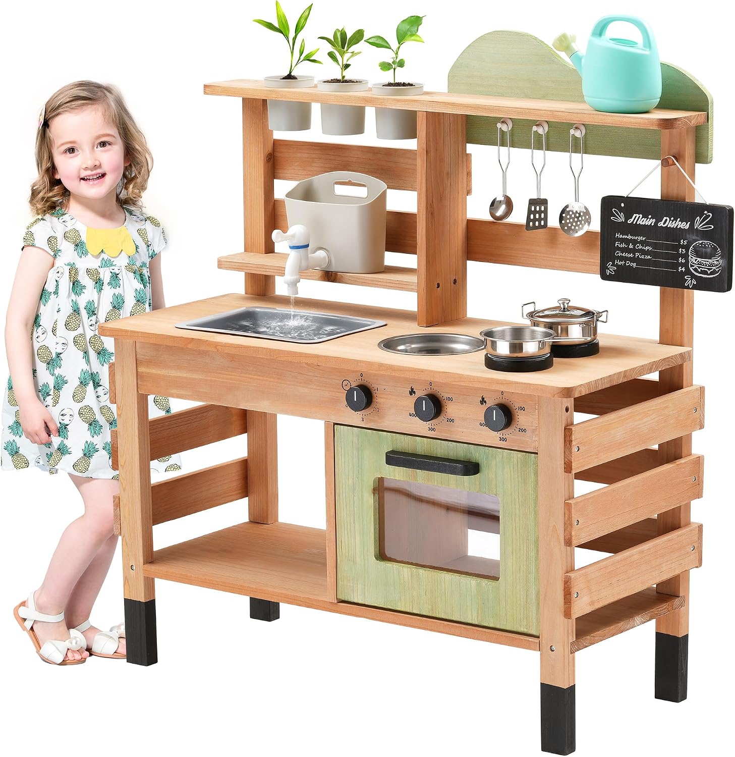 Kids Outdoor Sink - OLLIKIVI Zewnętrzna kuchnia do zabawy dla