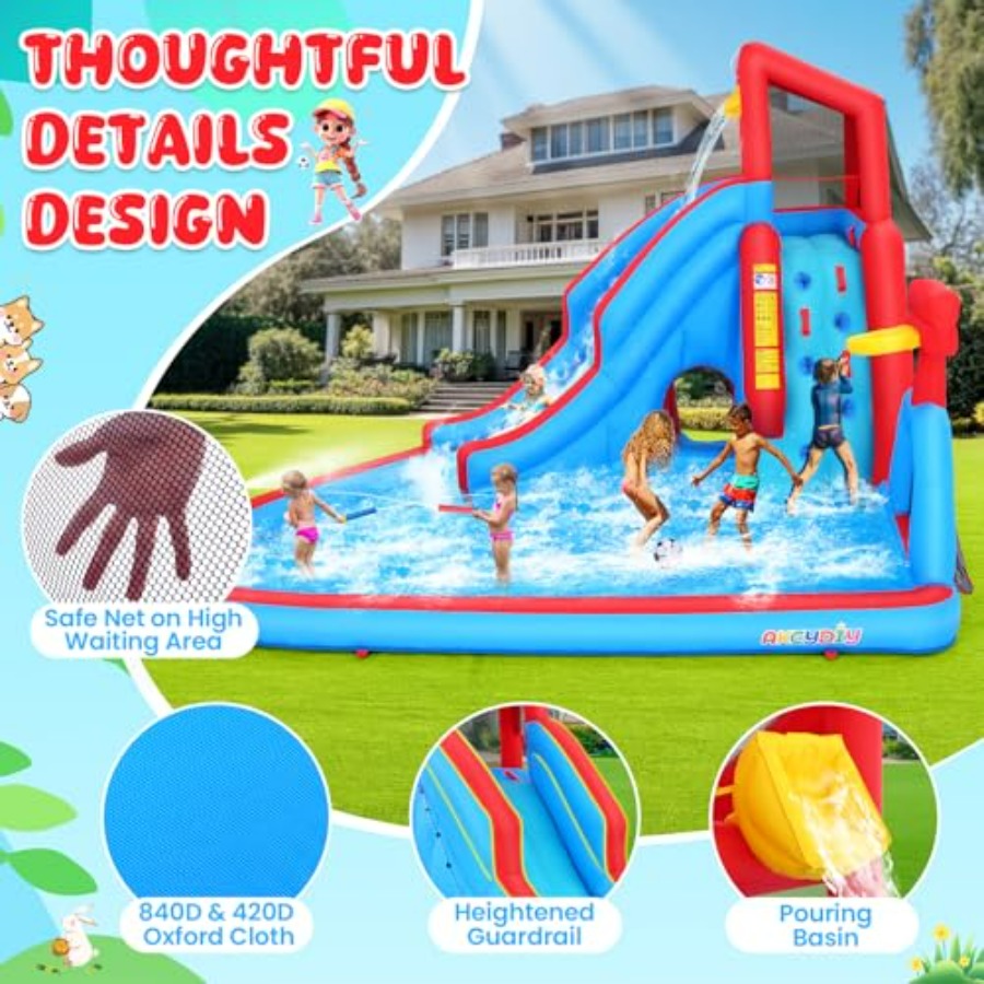 Nadmuchiwany park wodny z zjeż – Kids Outdoor House recenzja i cena