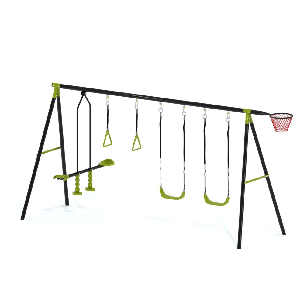 Zestaw 3w1 dla dzieci: huśtawk – Kids Outdoor Swing Set With Slide recenzja i cena