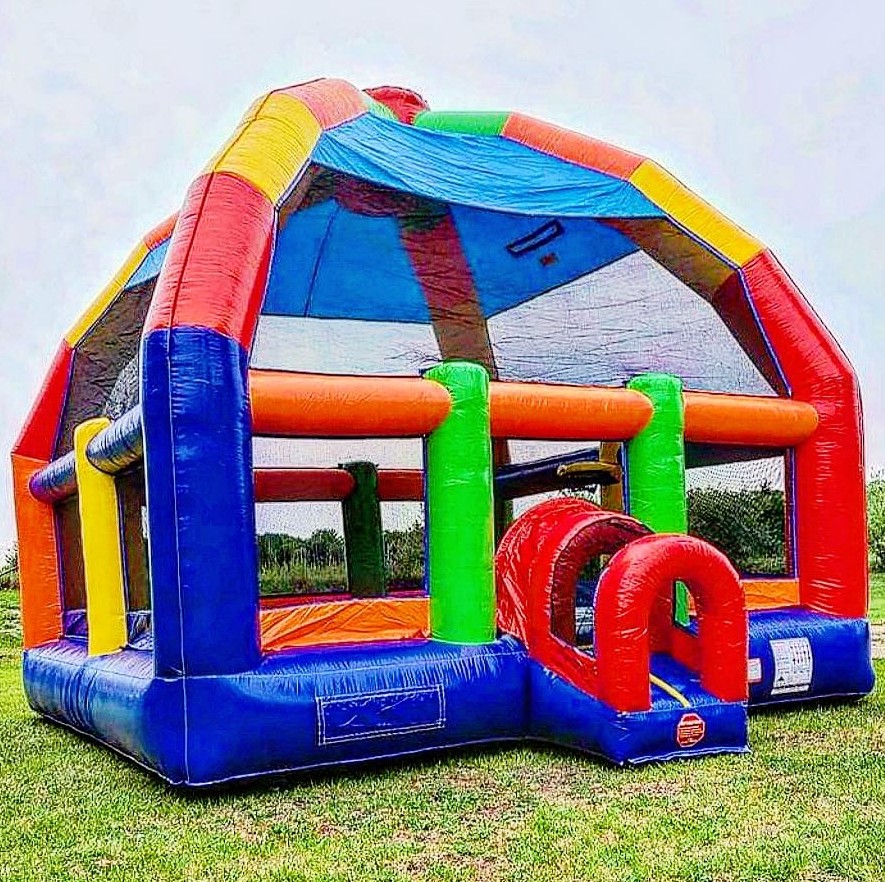 Duży dmuchany zamek do skakani – Kids Outdoor House recenzja i cena
