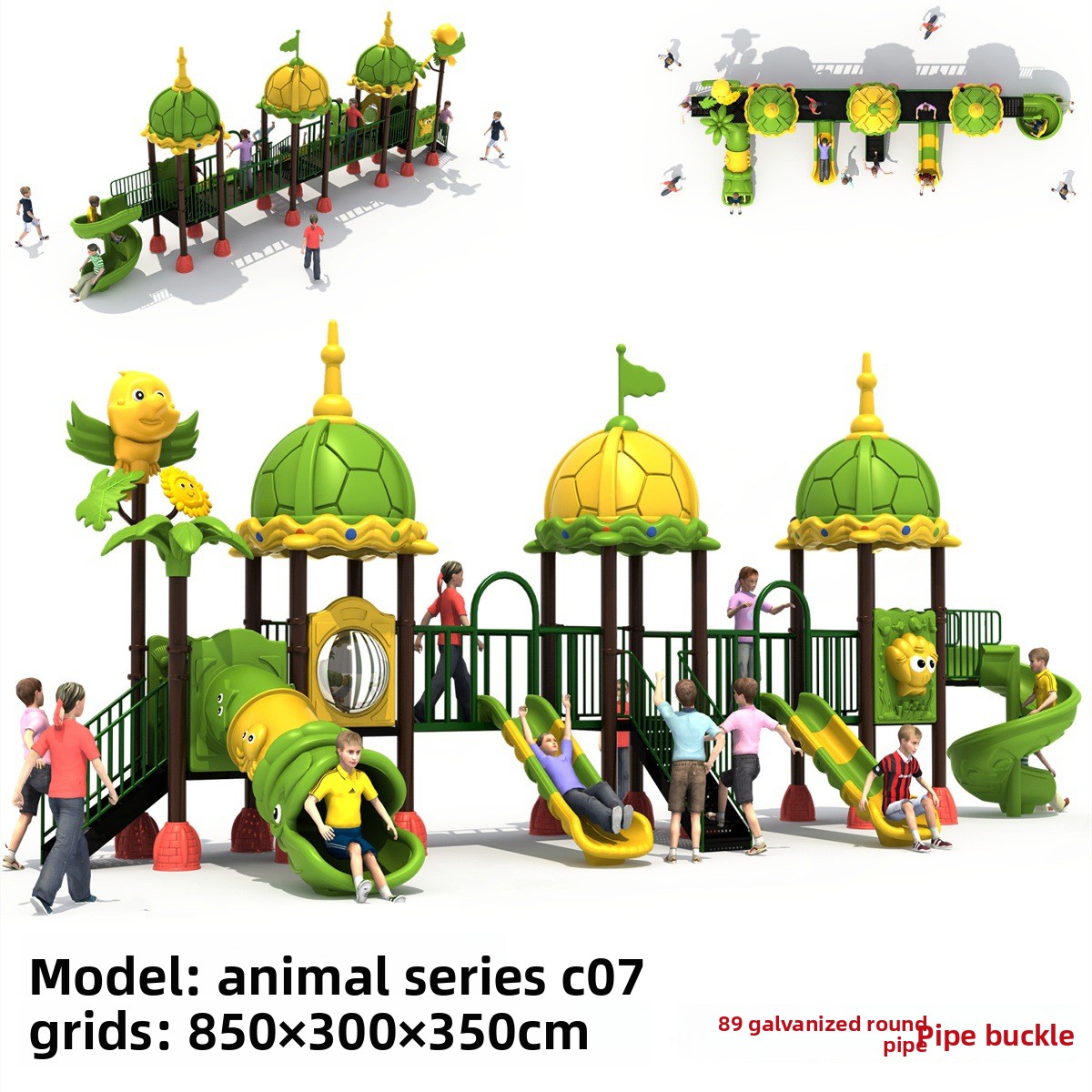 Zestaw zabawek do zabawy na św – Kids Outdoor Swing Set With Slide recenzja i cena