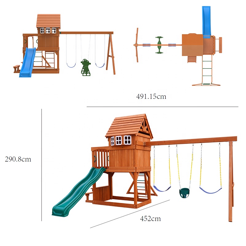Duże zewnętrzne urządzenia rek – Kids Outdoor Swing Set recenzja i cena