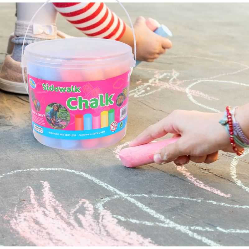 Zmywalna kreda Jumbo Sidewalk  – Kids Outdoor Chalkboard recenzja i cena