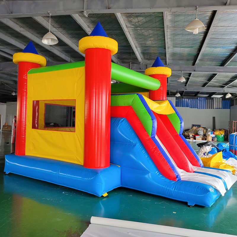 Dmuchany domek z zjeżdżalnią,  – Kids Outdoor Bounce House recenzja i cena
