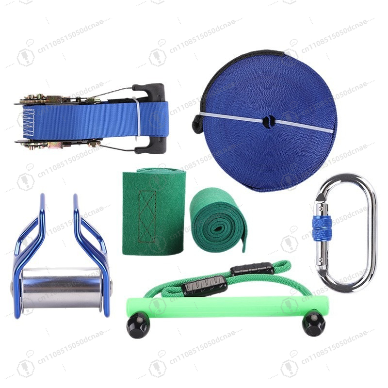 Zestaw do treningu slackline d – Kids Outdoor Obstacle Course Equipment recenzja i cena