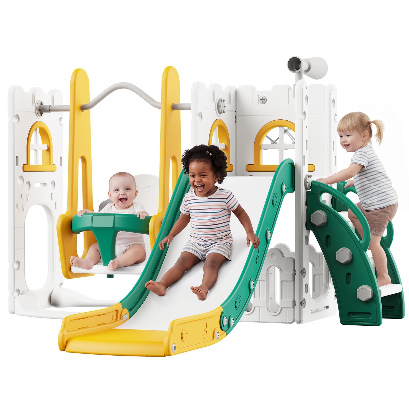 Zestaw 7 w 1 dla małych dzieci – Kids Outdoor Swing Set recenzja i cena