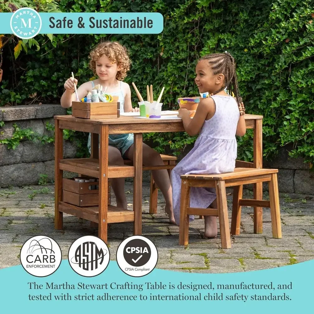 Zestaw mebli ogrodowych dla dz – Kids Outdoor Bench Table recenzja i cena