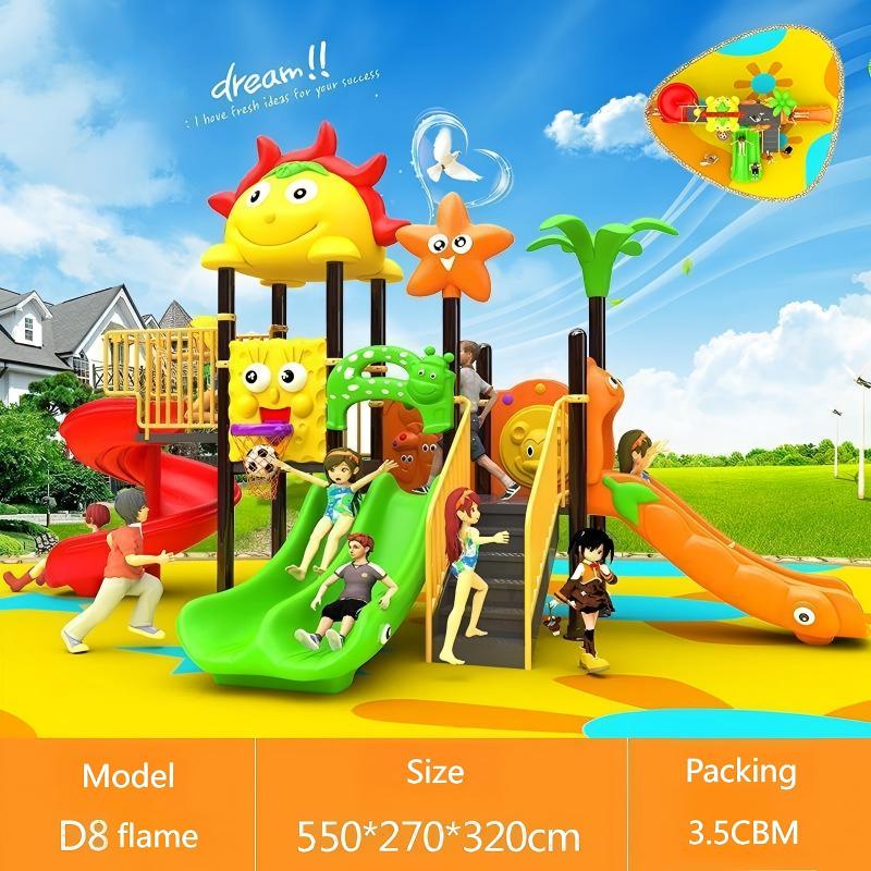Zestaw huśtawek ze stali i pla – Kids Outdoor Swing Set With Slide recenzja i cena