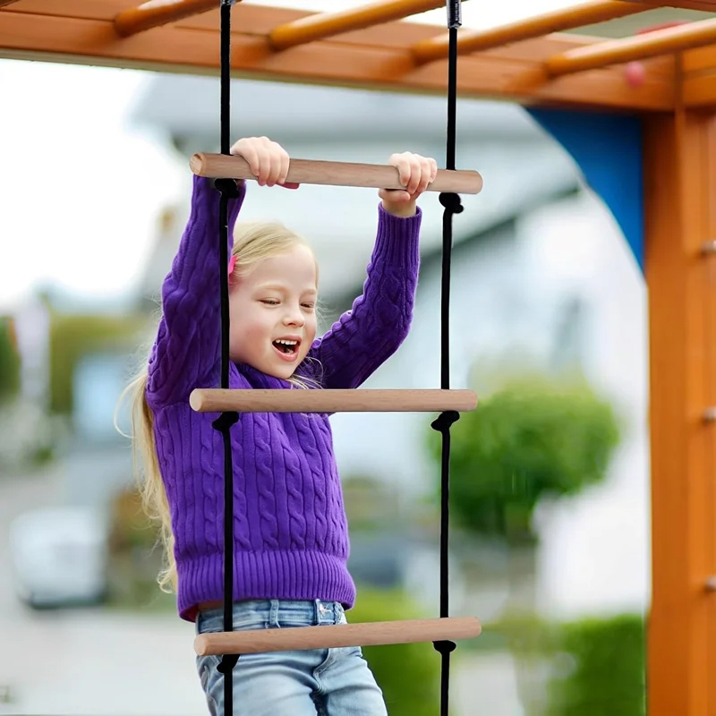 Drewniana drabinka sznurkowa h – Kids Outdoor Swing Set recenzja i cena