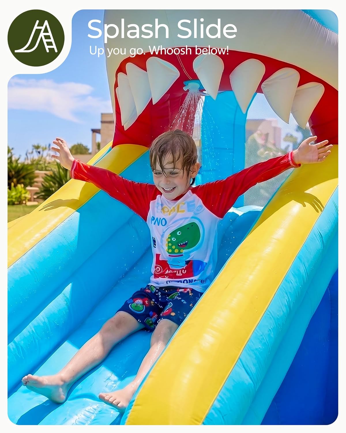 Dmuchana zjeżdżalnia wodna dla – Kids Outdoor House recenzja i cena