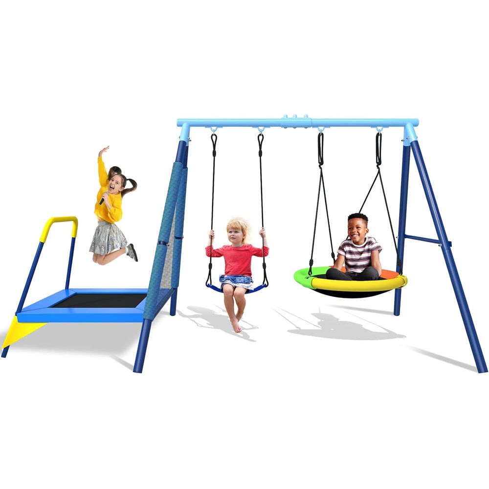 Huśtawka dla dzieci 3w1 z tkan – Kids Outdoor Zone recenzja i cena