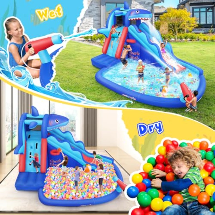 Nadmuchiwana zjeżdżalnia wodna – Kids Outdoor House recenzja i cena