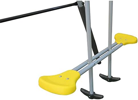 Metalowy zestaw huśtawek dla d – Kids Outdoor Swing Set With Slide recenzja i cena