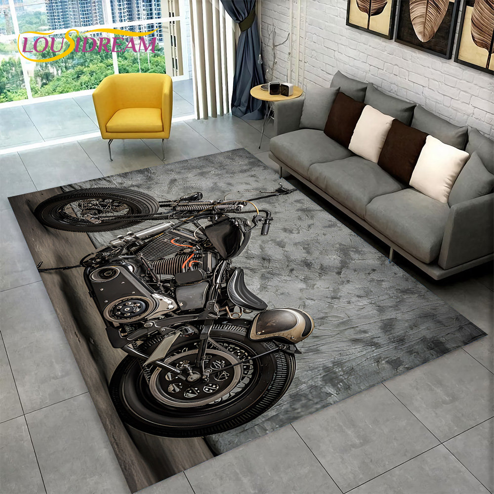 3D Retro Vintage motocykl dywa – Kids Outdoor Lounge recenzja i cena