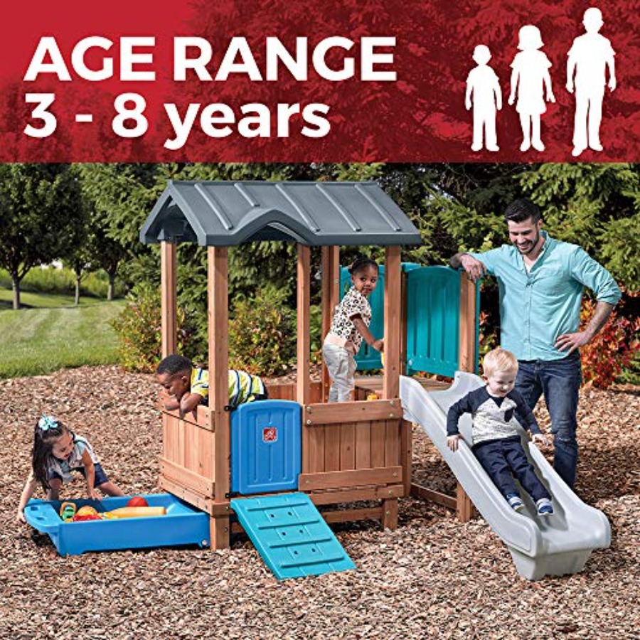 Drewniany domek do zabawy i zj – Kids Outdoor Swing Set recenzja i cena