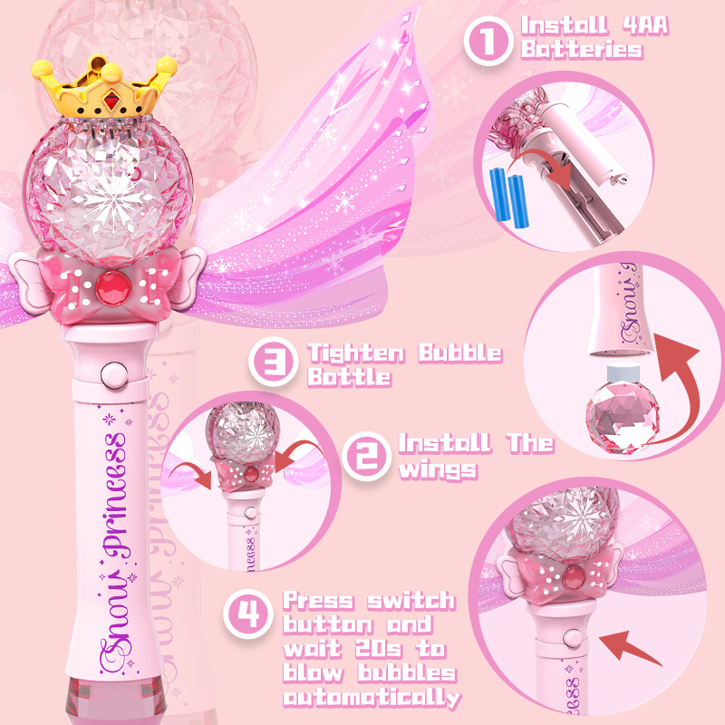 Elektryczna różdżka do baniek  – Bubble Sword Wand recenzja i cena