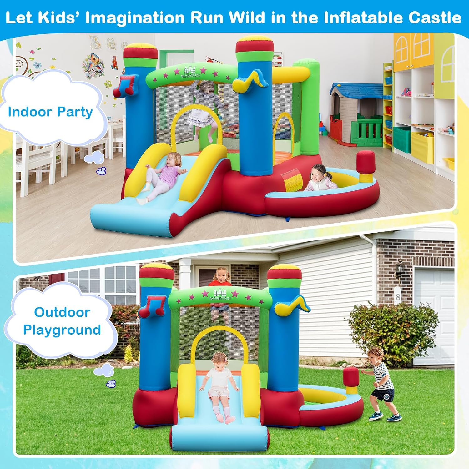 Nadmuchiwany domek do skakania – Kids Outdoor House recenzja i cena