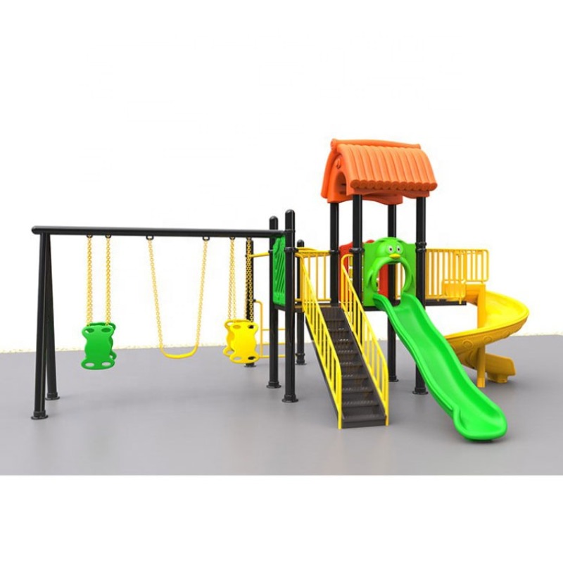 Hurtowy zestaw huśtawek i zjeż – Kids Outdoor Swing Set With Slide recenzja i cena