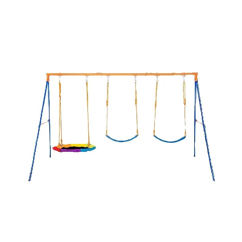 Huśtawki SucceBuy do ogrodu, u – Kids Outdoor Swing Set recenzja i cena