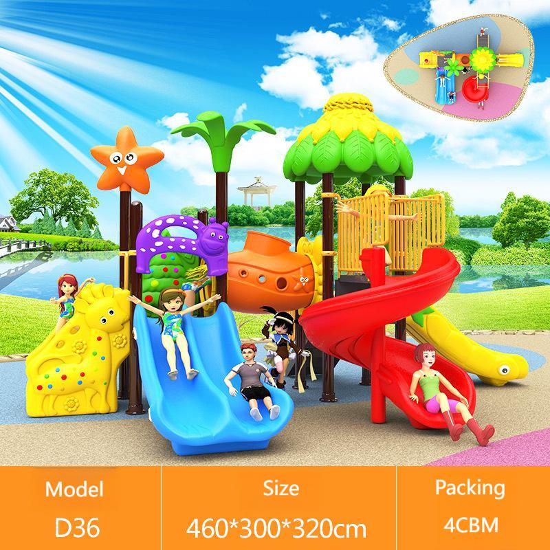 Małe, tanie wyposażenie placu  – Kids Outdoor Swing Set With Slide recenzja i cena