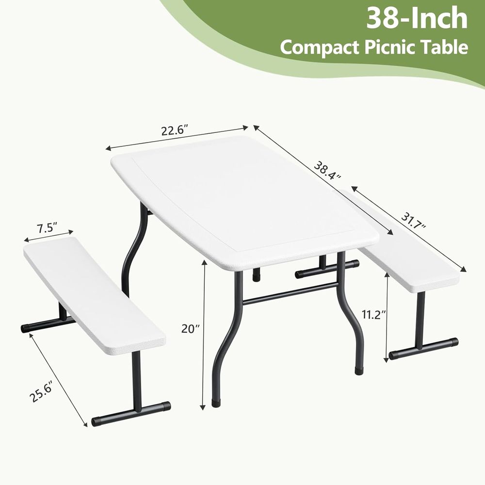 Stół piknikowy dla dzieci z ła – Kids Outdoor Bench Table recenzja i cena