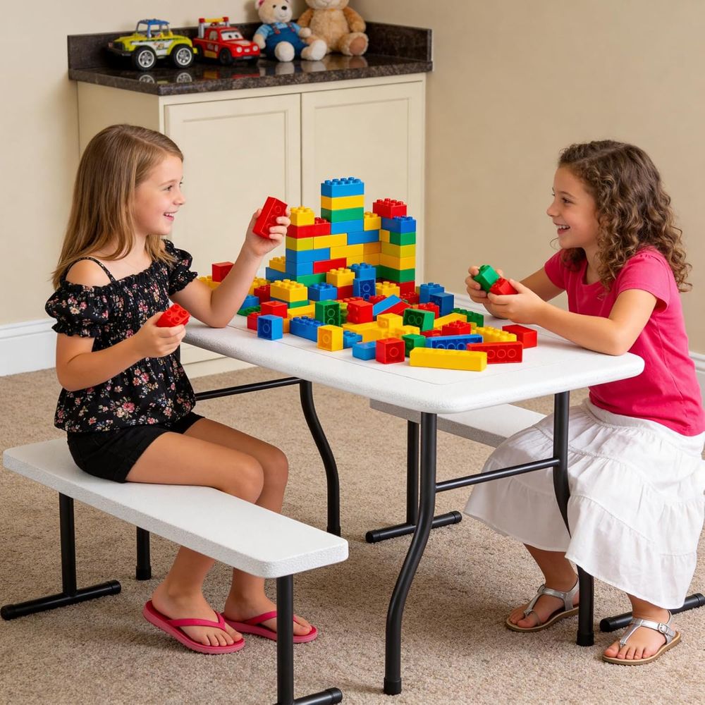 Stół piknikowy dla dzieci z ła – Kids Outdoor Bench Table recenzja i cena