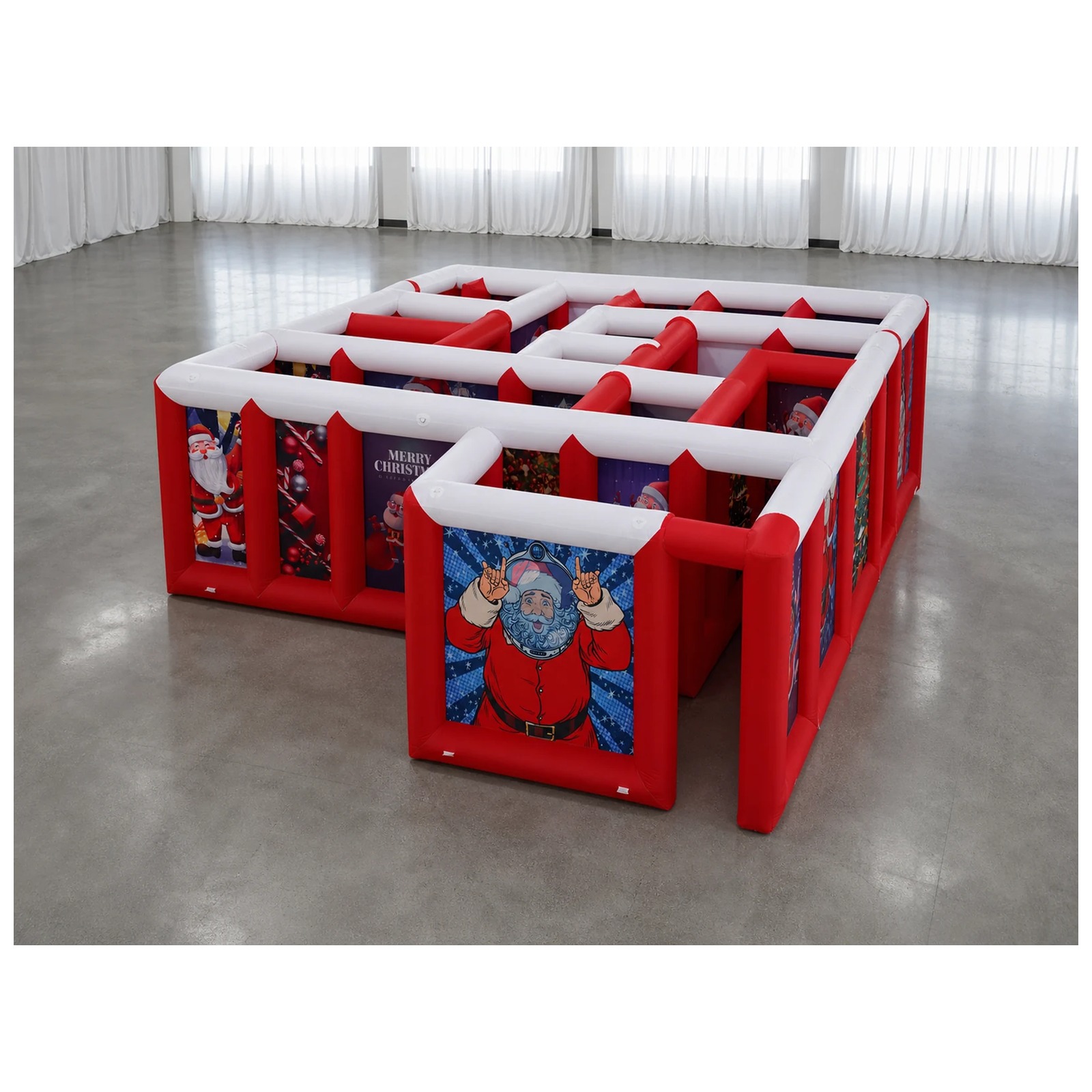 Duży czerwono-biały dmuchany l – Kids Outdoor Games For Party recenzja i cena