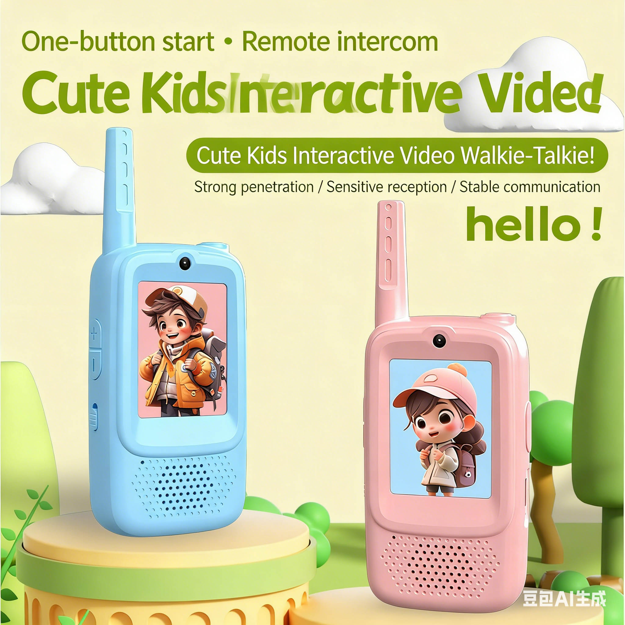 2 SZT. Walkie Talkie dla Dziec – Kids Outdoor Voices recenzja i cena