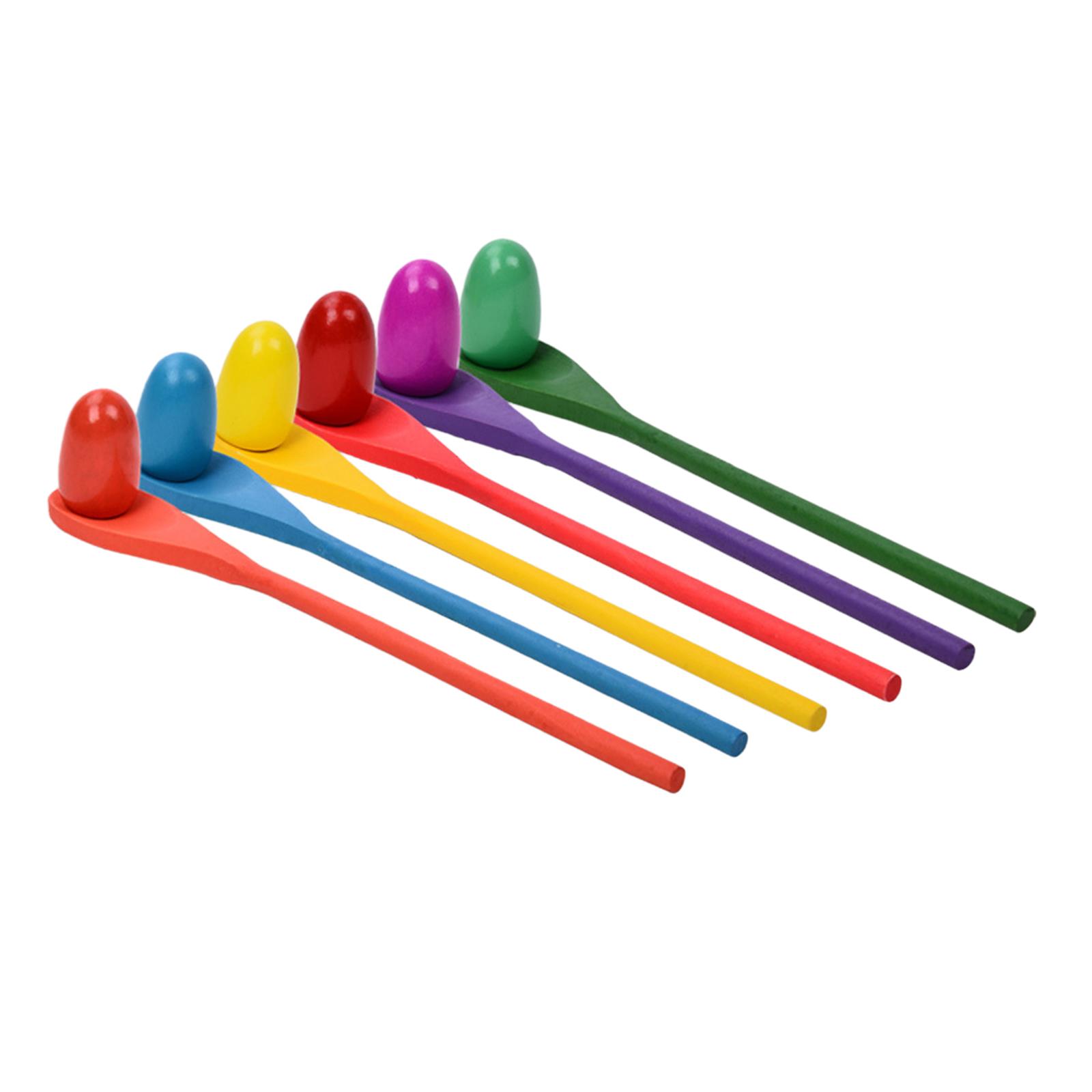 6 Sztuk Łyżeczek do Jajek Gra  – Kids Outdoor Games For Party recenzja i cena