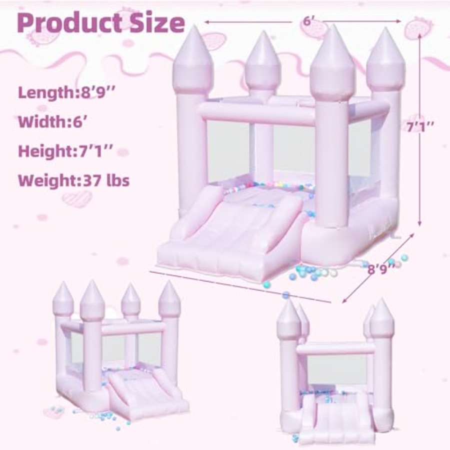 Dmuchany zamek z PVC dla dziec – Kids Outdoor House recenzja i cena