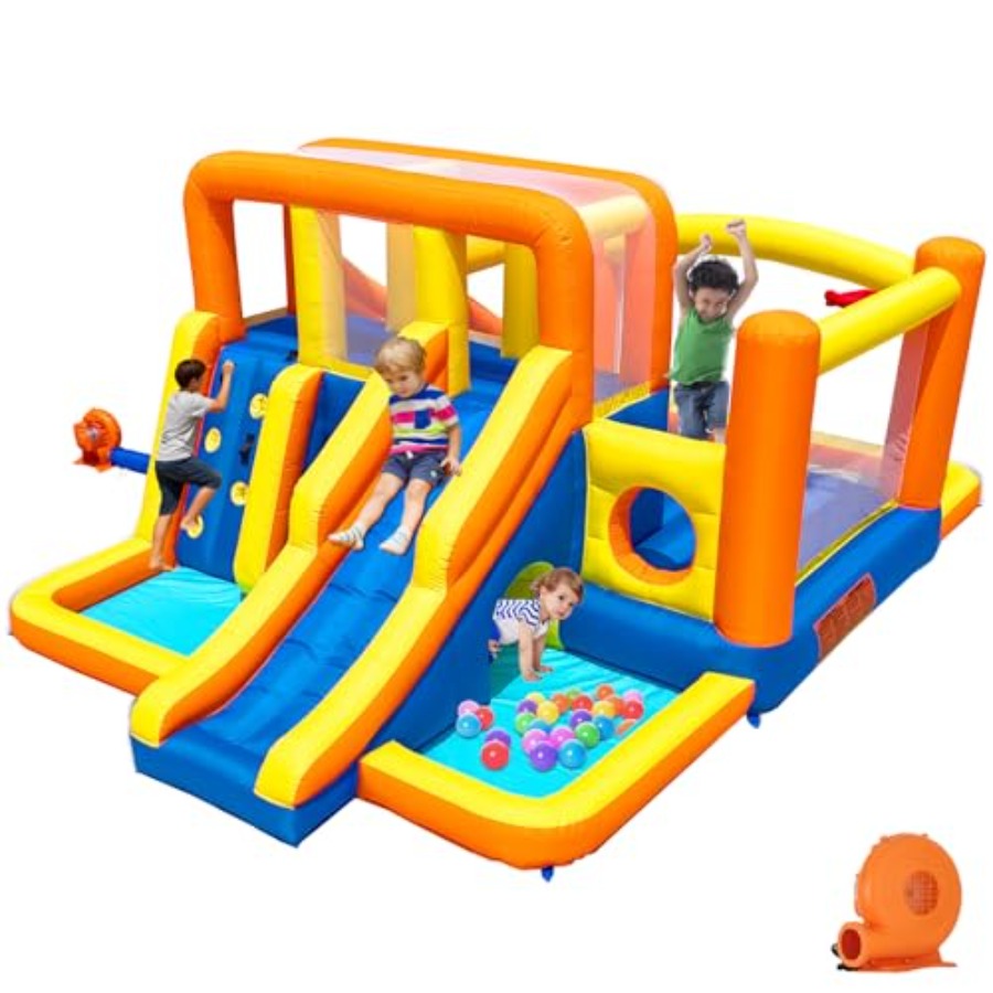 Zewnętrzna dmuchana zjeżdżalni – Kids Outdoor Zone recenzja i cena